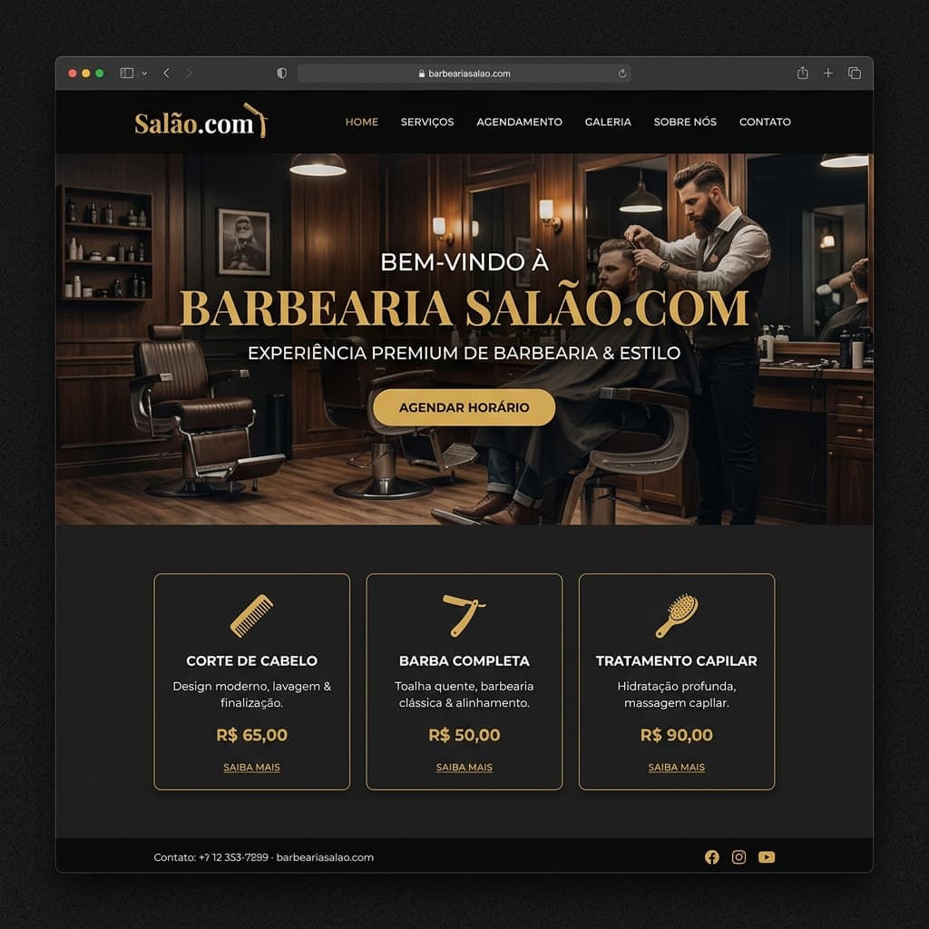 Barbearia Salão.com